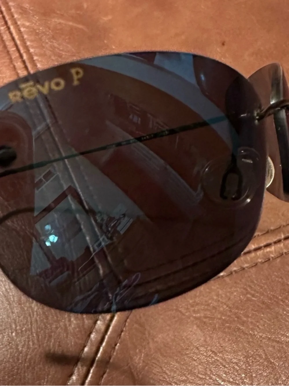 REVO | 3038 001/94 Blue Mirror Lens Polorized Sunglasses - Italy - Unisex - Case